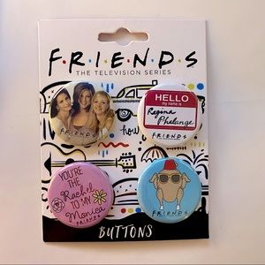 Friends 4 Button Pin Set